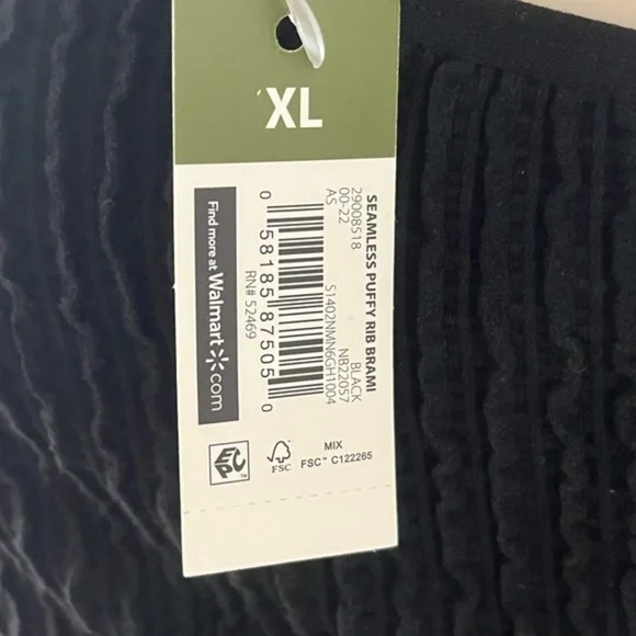 🟢 🆕 NWT! No Boundaries Juniors Puff Brami Bra - Picture 5 of 6